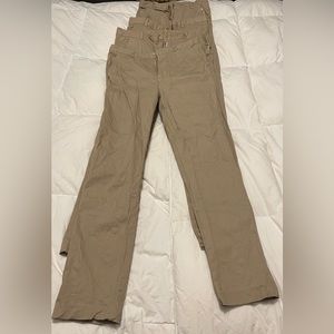 Lot of 4 Boy’s Tan School Uniform pants Size 20